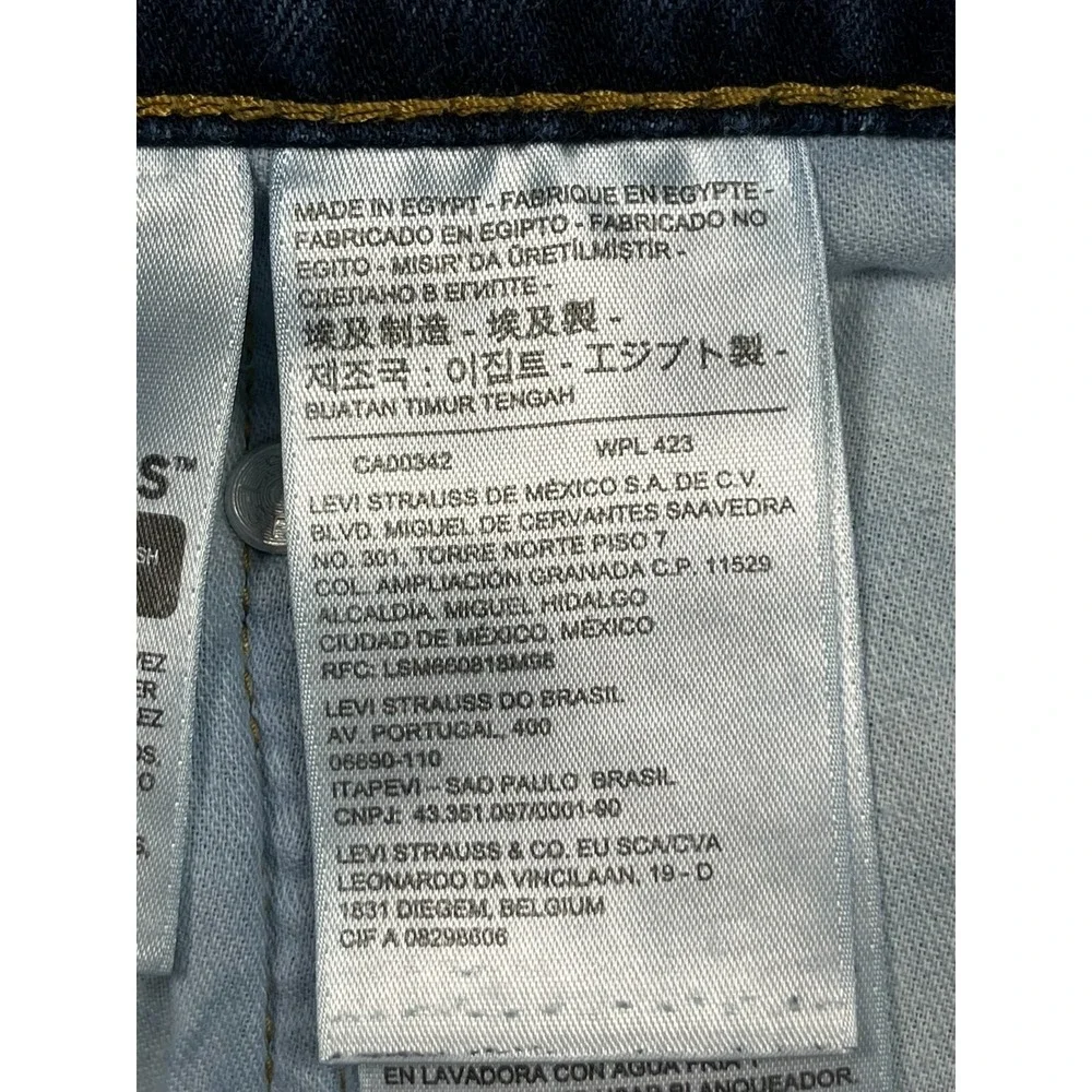 Levi's Jeans Men's 48W(Fits 46x29) 550 Relaxed Fit Medium Wash Denim Comfortable